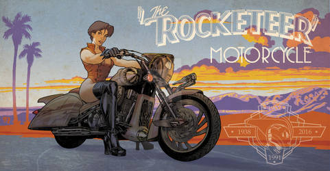 Rocketeer Bike and Pin Up colors