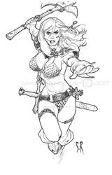 Red Sonja She-Devil with an axe