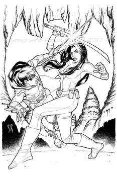 Robin and Talia Al Ghul training days