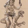 Hannah Dundee and Pet