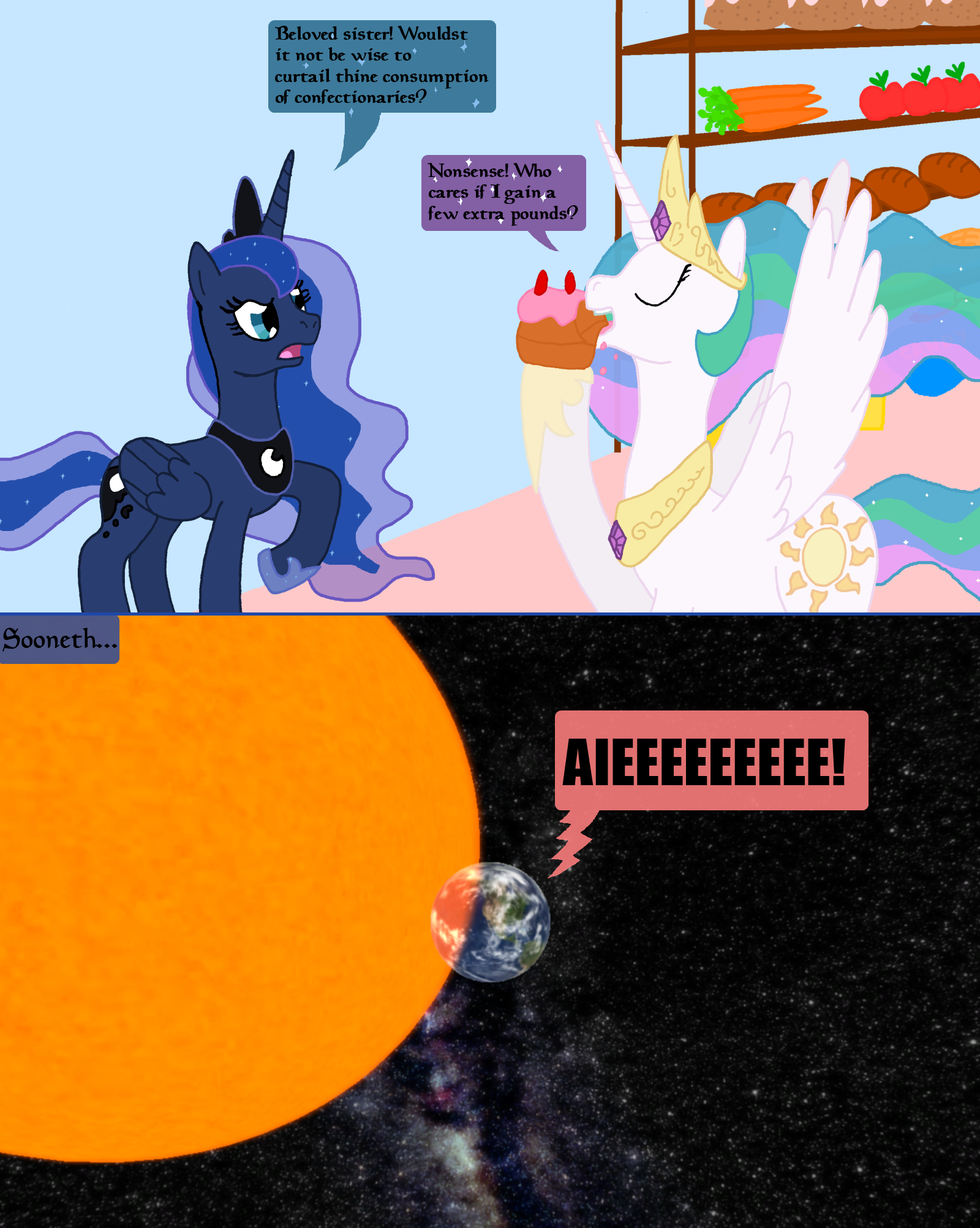 Luna vs Cake