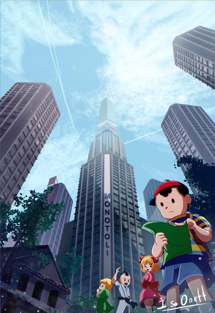 Earthbound Fourside by silverflamng on DeviantArt