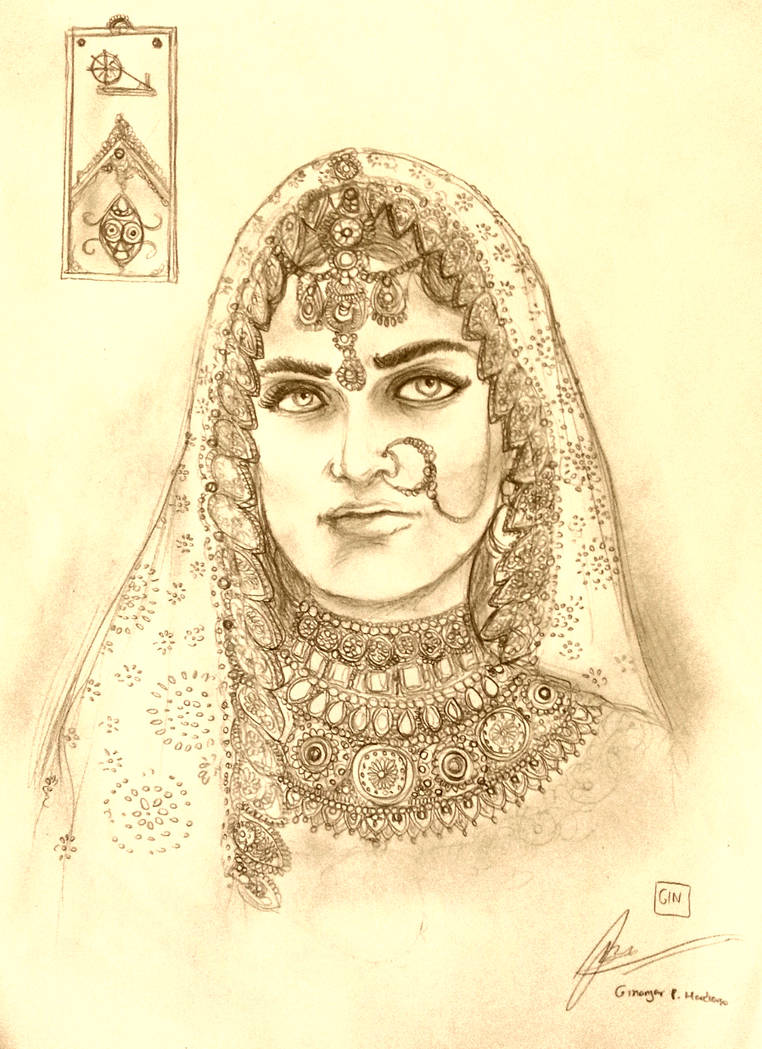 Indian Rani Drawing Rani Indira Kshyatriyapati by Gambargin on DeviantArt