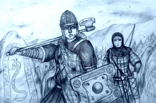 Deirdriu and Gwenhwyfar of Celtic Alliance (Celts)