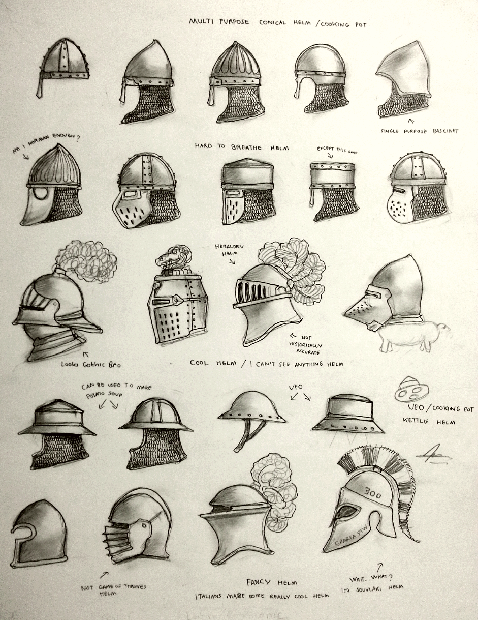 Project WARRGH - Medieval European Helmet part 1