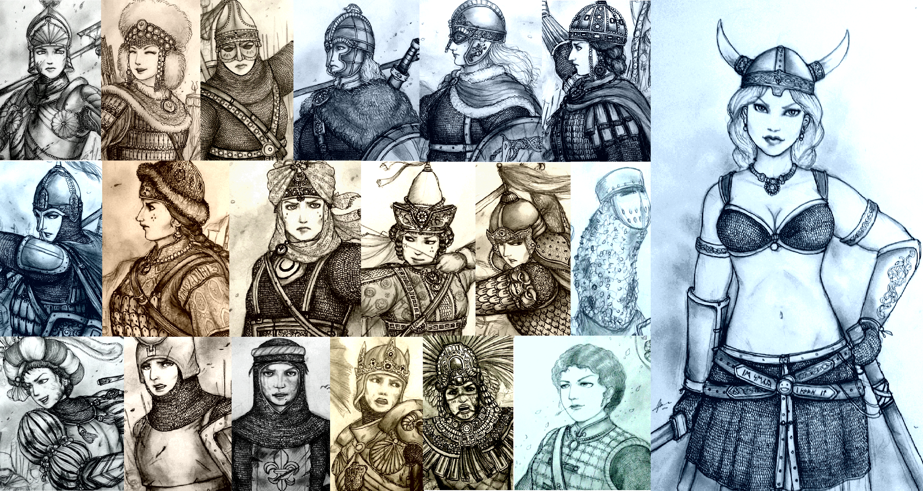 Feast Furnace Exemption Women Warriors - Why U No Draw Breast-armor? by Gambargin on DeviantArt