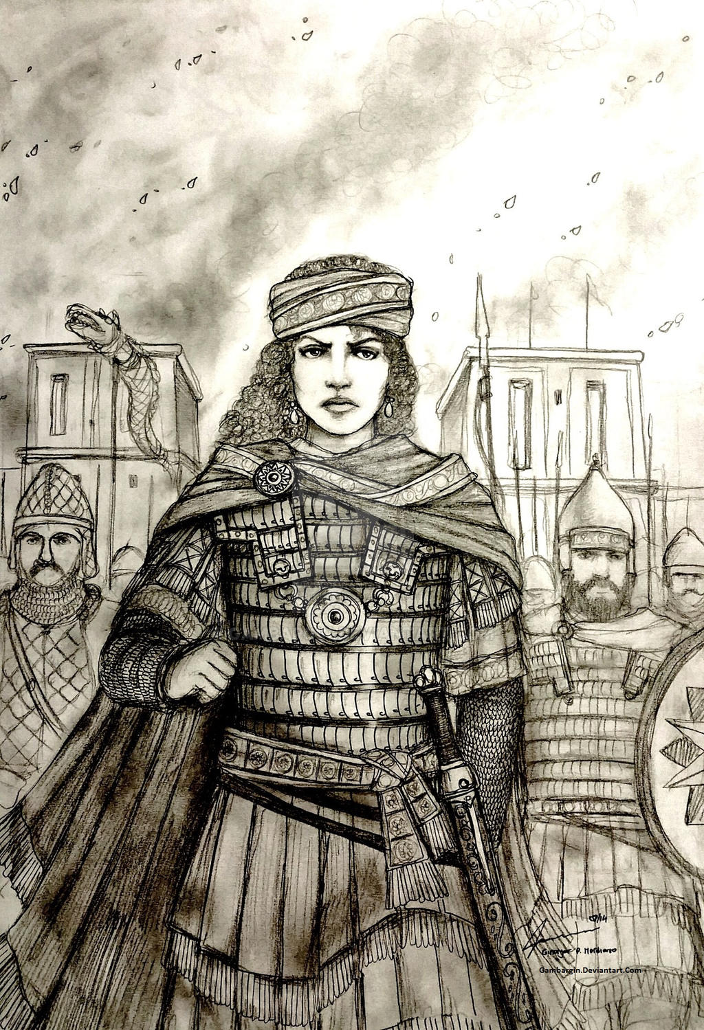 Zenobia Zenobia of Palmyra, 273 AD - Women War Queens by Gambargin on DeviantArt