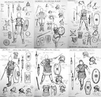 HWS: Antiquity - Roman Women Warriors Concept