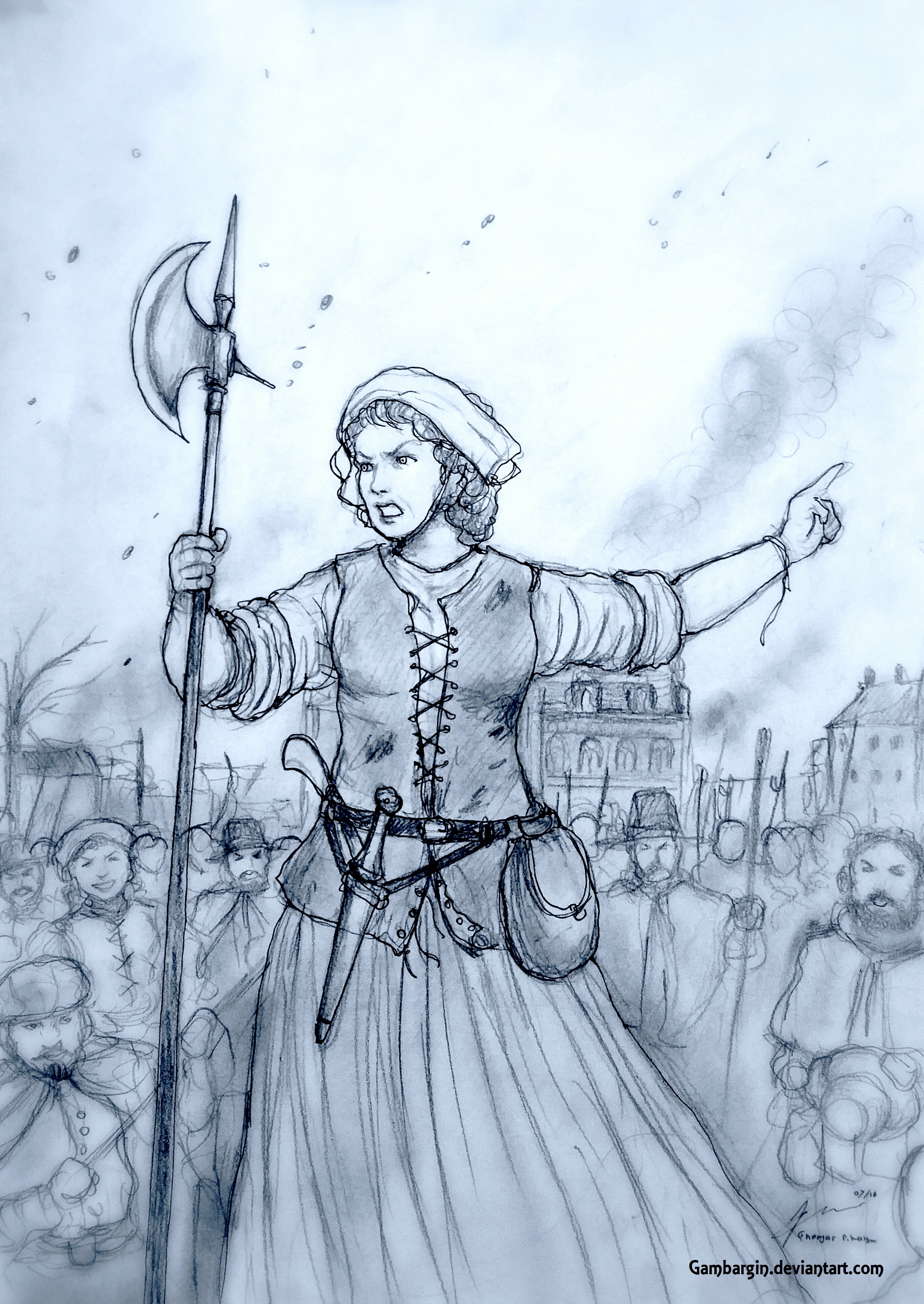 Jeanne Maillotte - 1581, French Wars of Religion