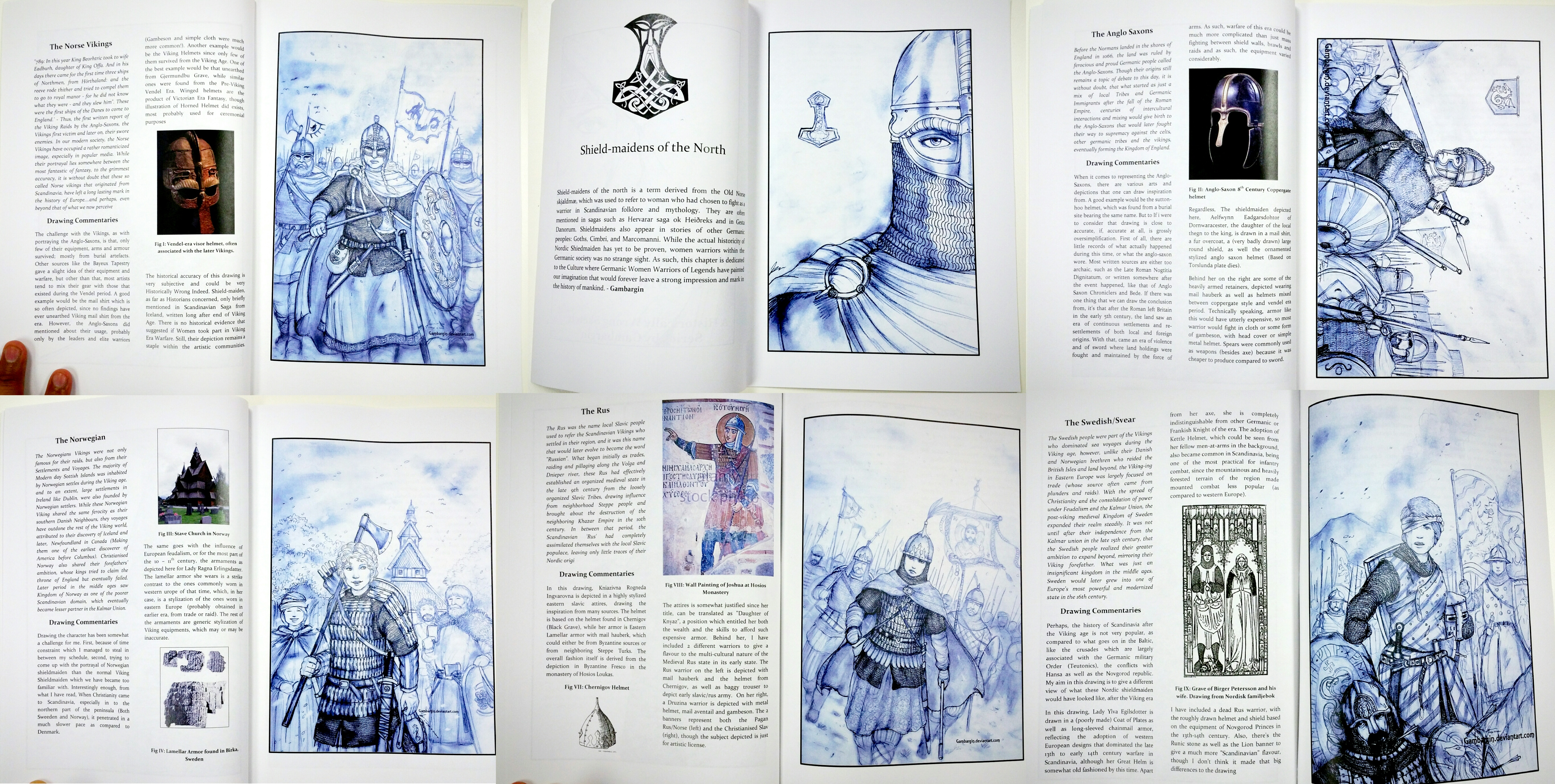 HWS Medieval Artbook - Printed Sample Pages