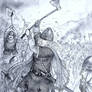 HWS Medieval Irish Woman Warrior Concept