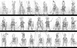 HWS Roman Women Warriors - Legio Asinus I-VIII
