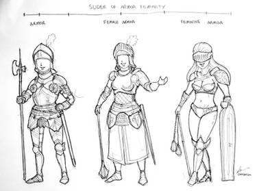 The Slider of Armor Feminity