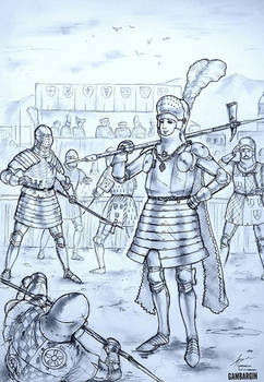 HWS Medieval Italian (Tuscan) Woman Warrior Concep