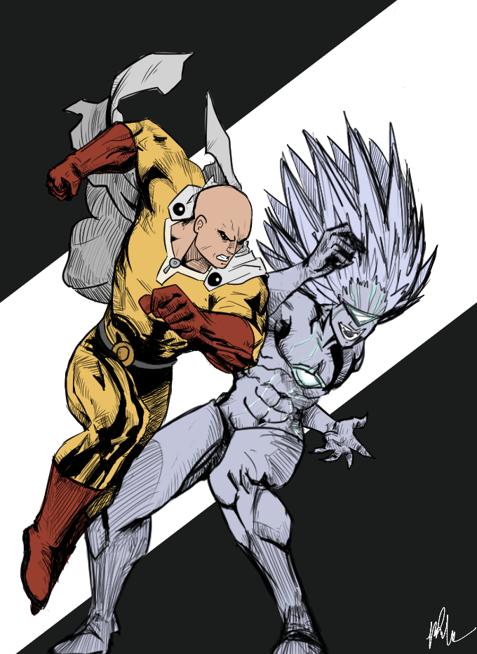 Saitama Vs Garou God One Punch Manga 167 Colored by zorokenpachii on  DeviantArt