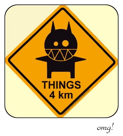 warning things 4 km