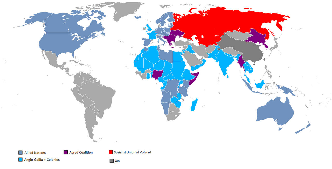 Deviantart Cold War Map Cold war in 1948 by JR-Imperator on DeviantArt