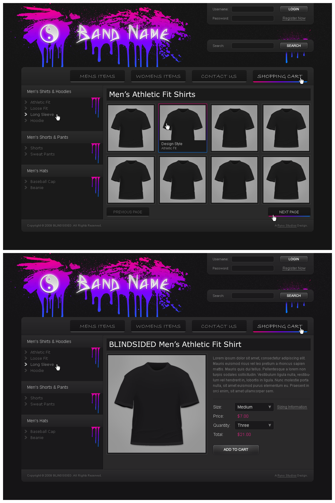 Band Store Template 01 by rthaut