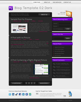 Blog Template 02 Dark