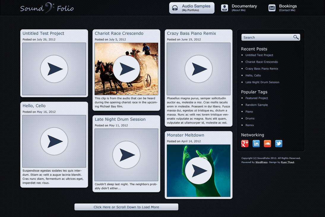 Music Portfolio 01 by rthaut