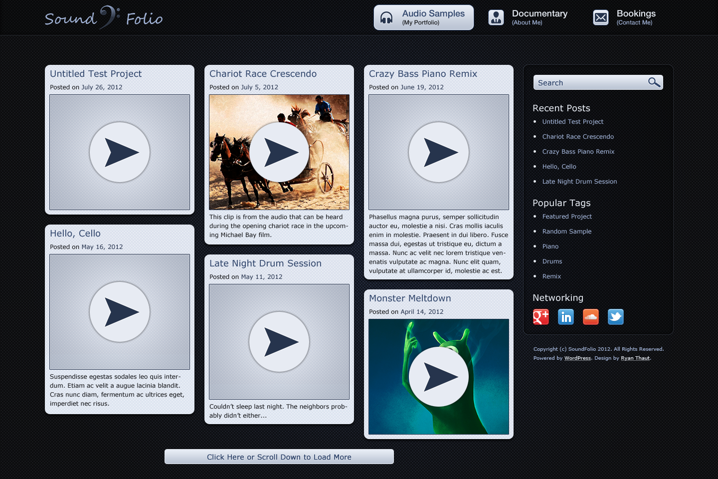 Music Portfolio 01 by rthaut