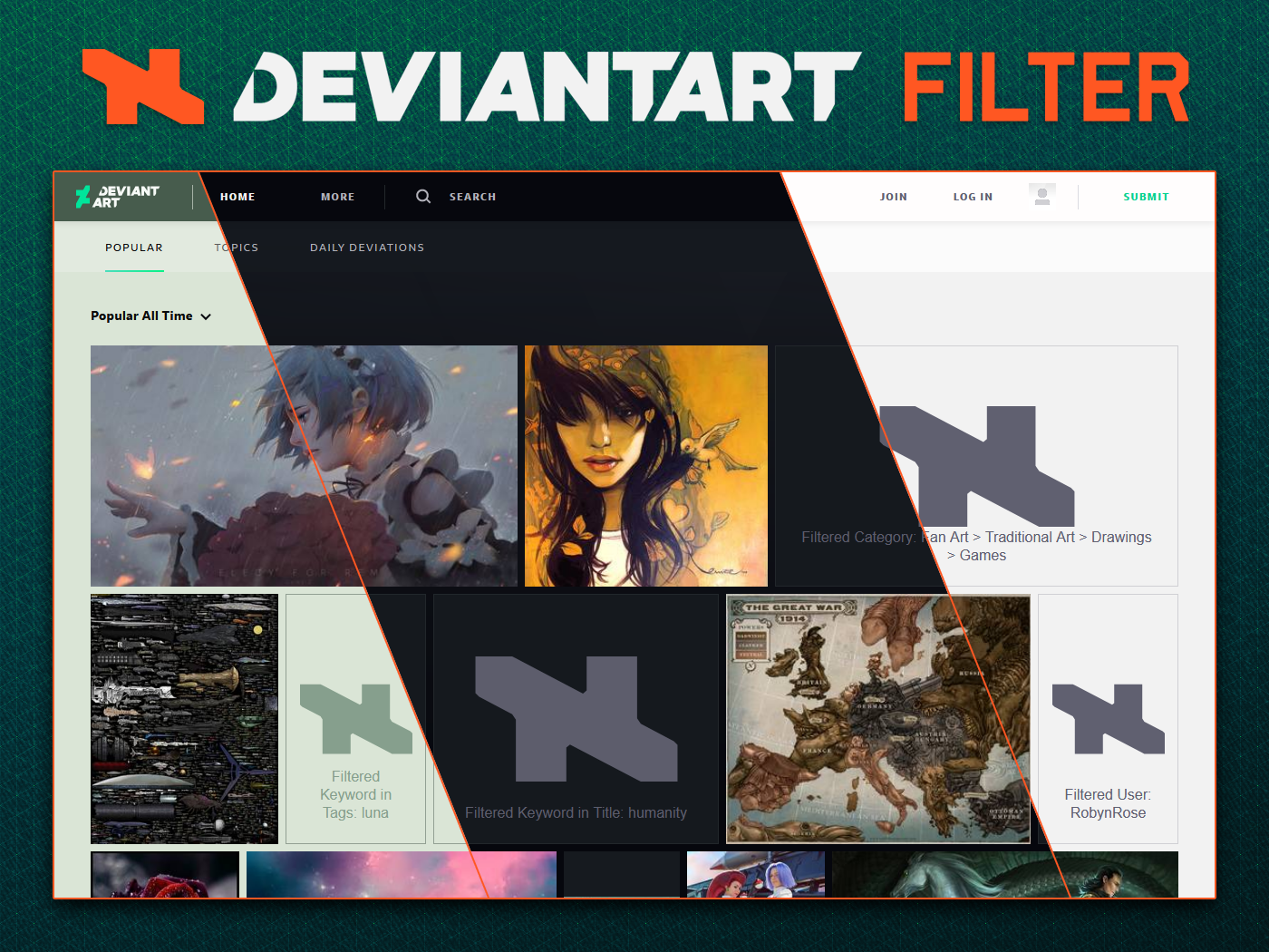 DeviantArt Filter