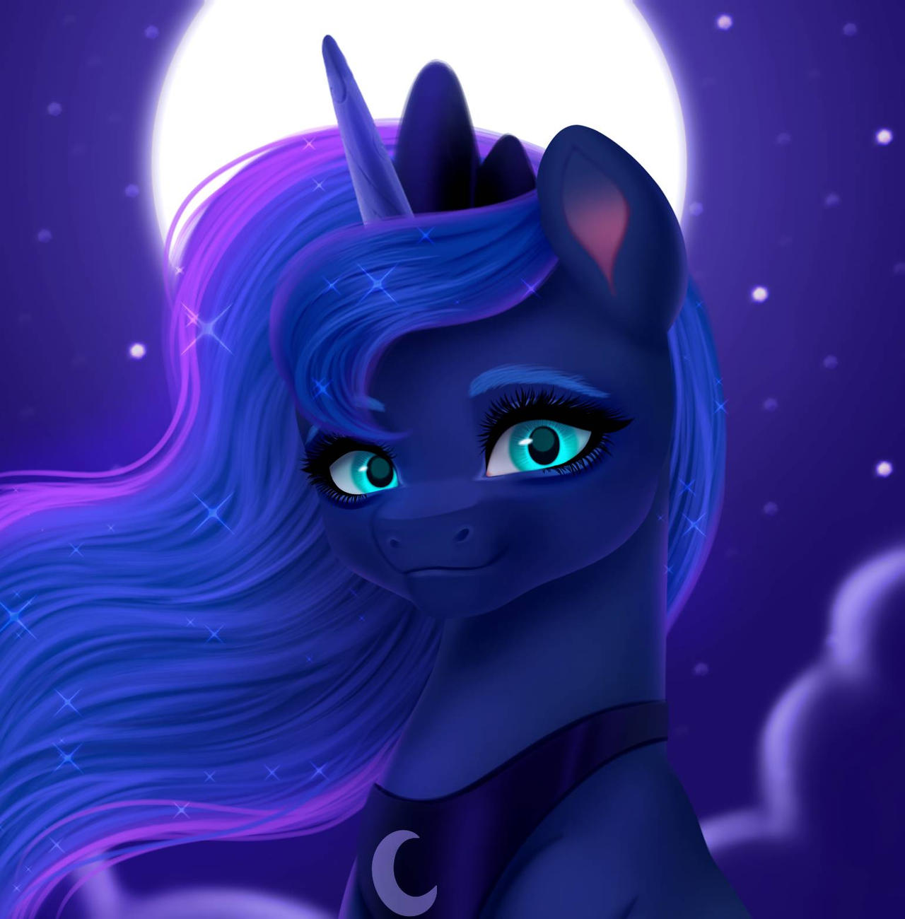 Princess Luna Fanart MLP By Glitterheart15 On DeviantArt princess-luna-fanart-mlp-by-glitterheart15-on-deviantart