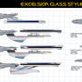 Excelsior type starships