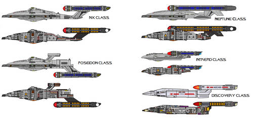 Star Trek Enterprise nx ships by ArtViewerDWJ on DeviantArt