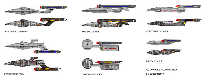 Star Trek Enterprise nx ships by ArtViewerDWJ on DeviantArt