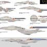 EAS Fleet chart, The late 24th Century Ships