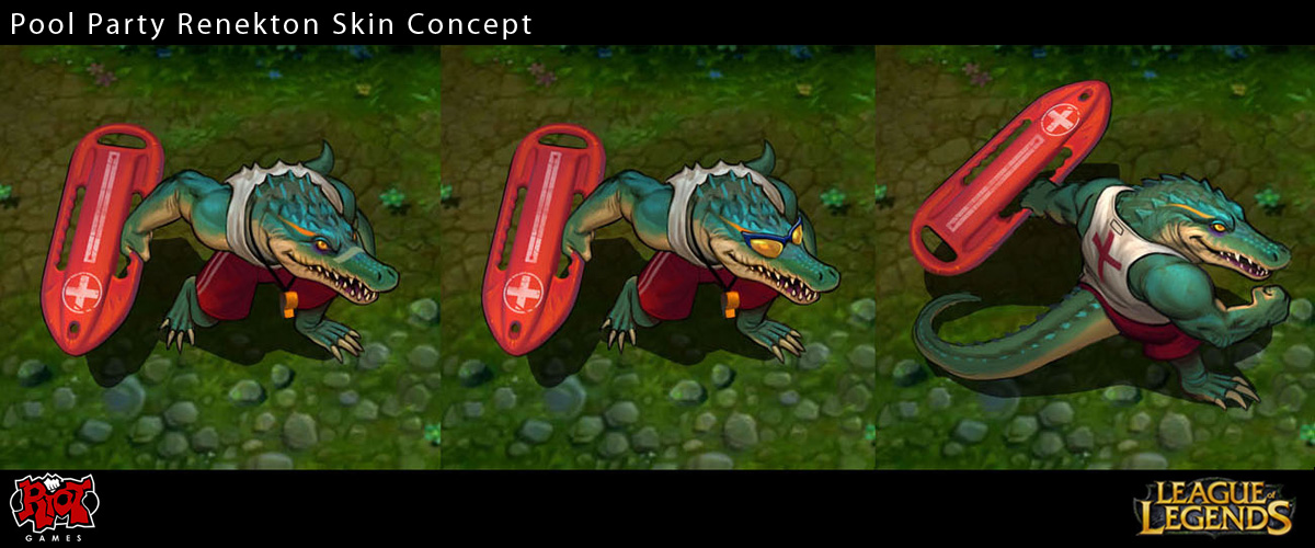 Pool Party Renekton Skin Concept By Yideth On Deviantart Pool Party Renekton Skin Concept By Yideth On Deviantart