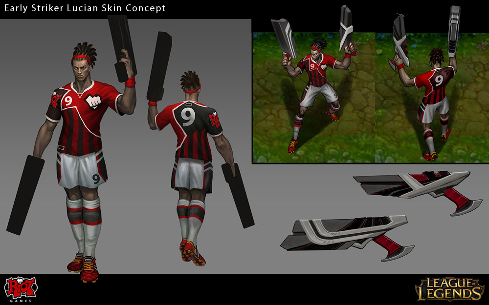 Striker Lucian Skin Concept By Yideth On Deviantart Striker Lucian Skin Concept By Yideth On Deviantart