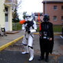 Sandtrooper and Lord Vader