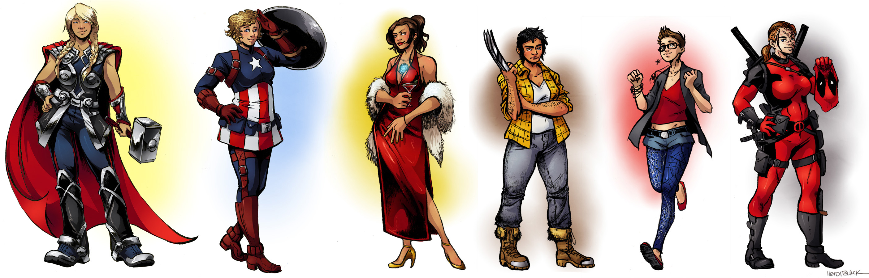 marvel genderswap by taintedsilence