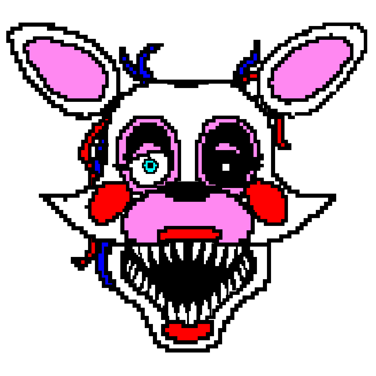 Fnaf6 FFPS Animatronics 8-bit by 133alexander on DeviantArt