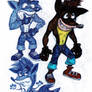 Crash Bandicoot Doodles