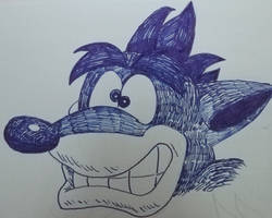 crash face doodle