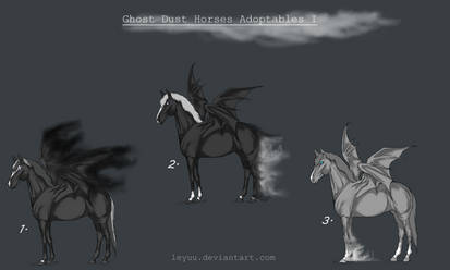 Ghost Dust Horses - Adoptables I (OPEN)