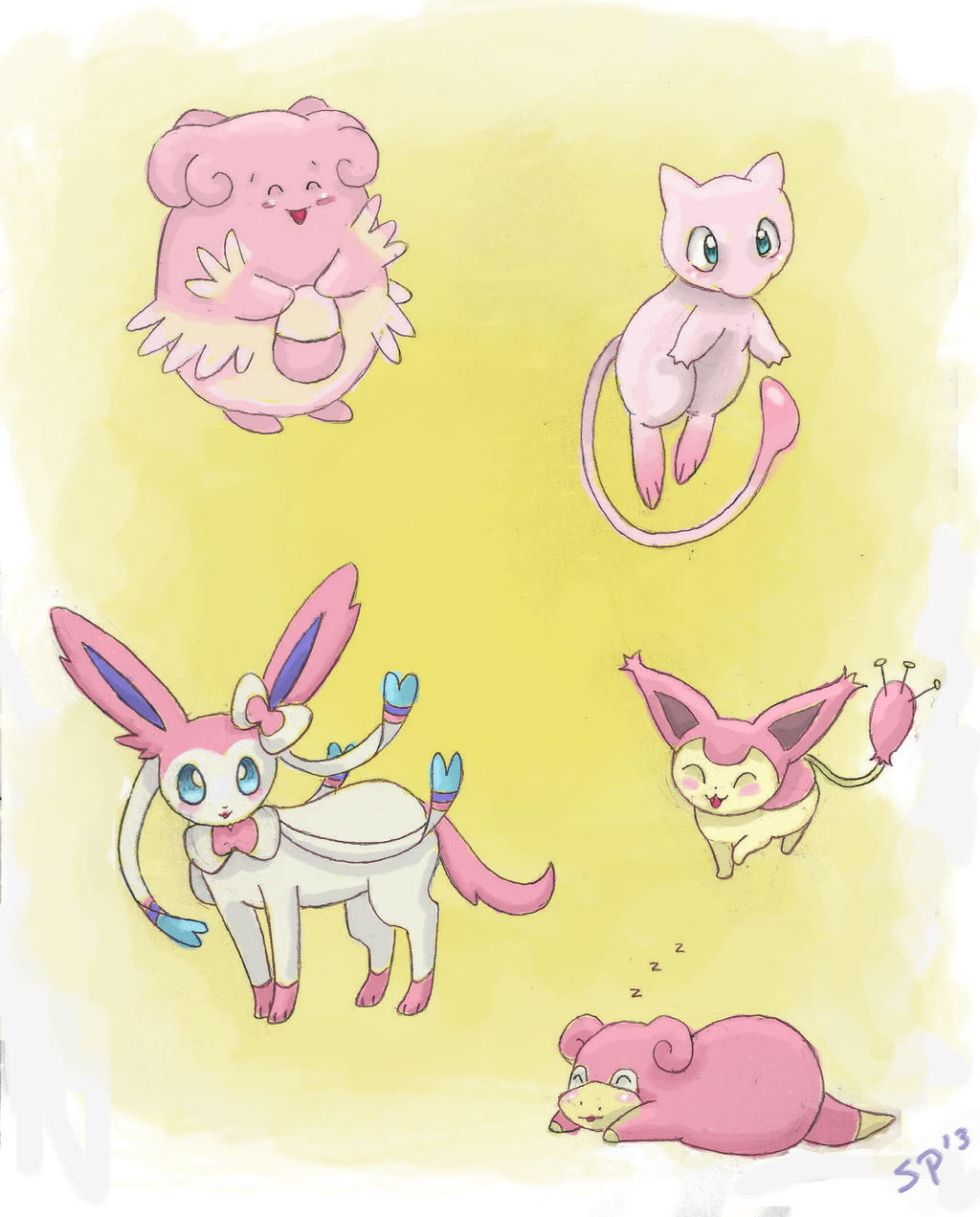 Pink Pokemon by MusicMew on DeviantArt