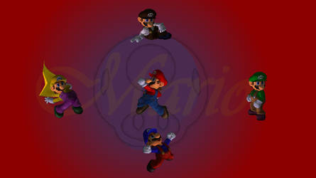 SSBM Wallpaper: Mario