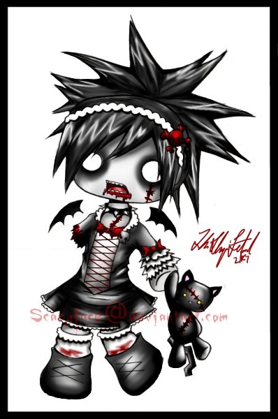 ++Zombie Chibi Colored++