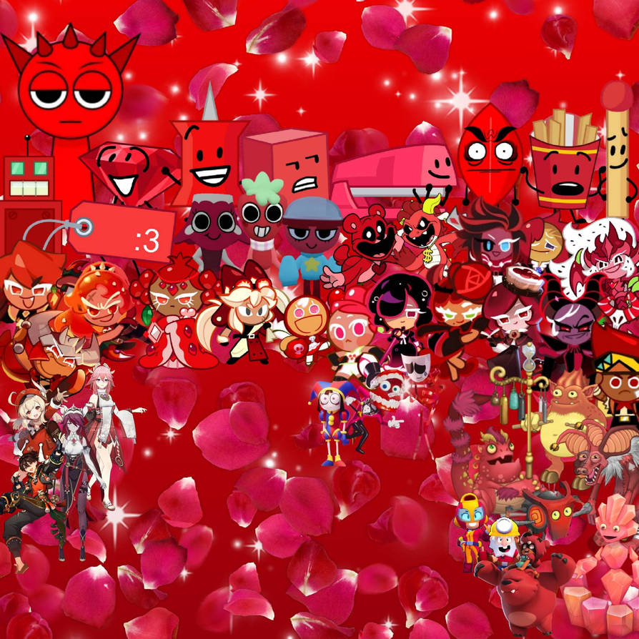 Red fandom characters by Adreean11 on DeviantArt