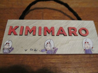 Kimimaro name plate by NadinesADeviant