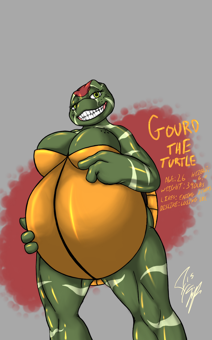 Gourd the turtle by TheFimp on DeviantArt.