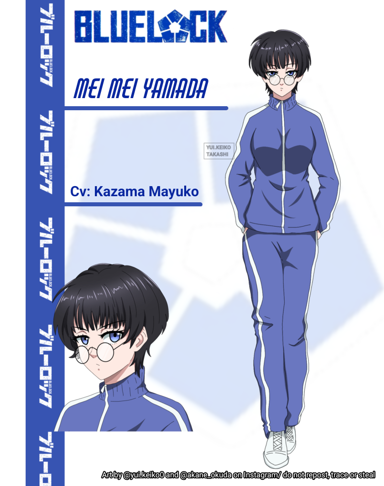 Blue lock oc mei mei by yuikeiko00 on DeviantArt Blue lock oc mei mei by yuikeiko00 on DeviantArt