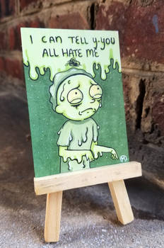 +Toxic Morty ACEO - Rick and Morty+