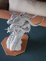 Dragon: resin with undercoat