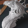 dragon resin undercoated, only the head