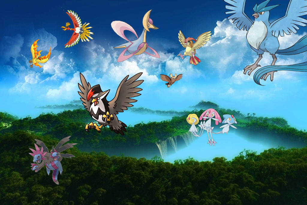 Flying-pokemon by laila549 on DeviantArt